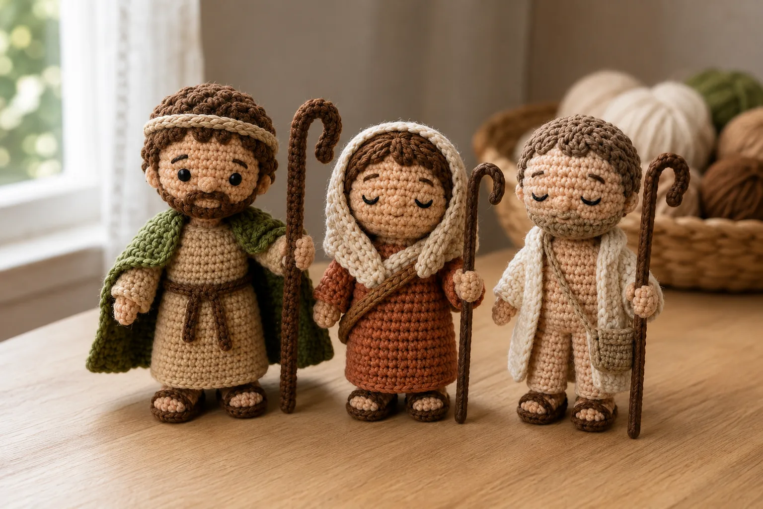 Pastores en amigurumi